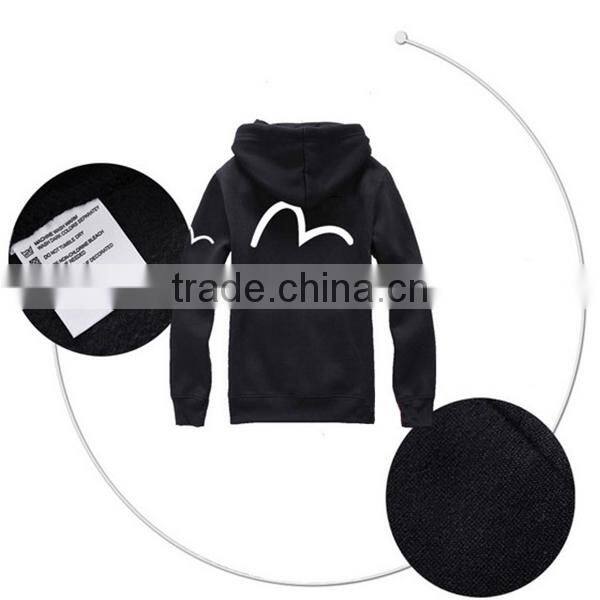 100% polyester thicken black blank hoodie stringer cheap price China