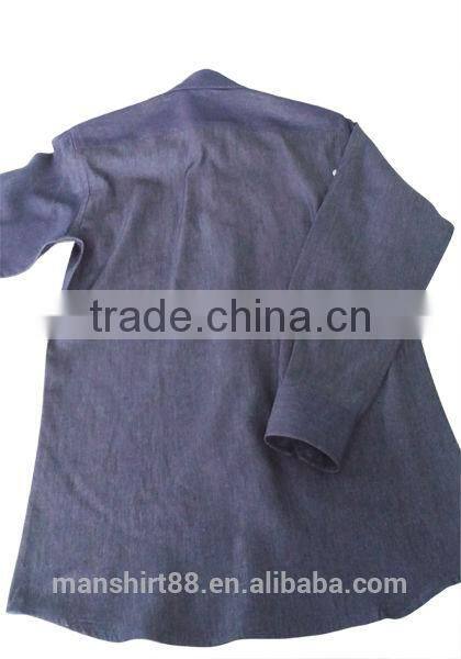 2017 high quality denim shirt jeans shirt