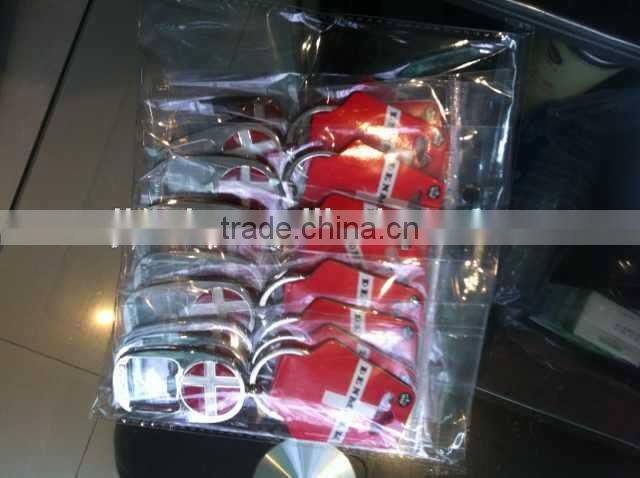 Danmark high quality metal souvenir keychain
