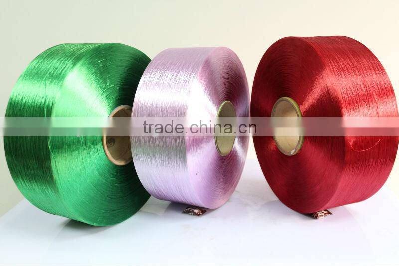 China Factory Offer Various Color & Trilobal bright FDY Yarn 300D/96Ffor curtain