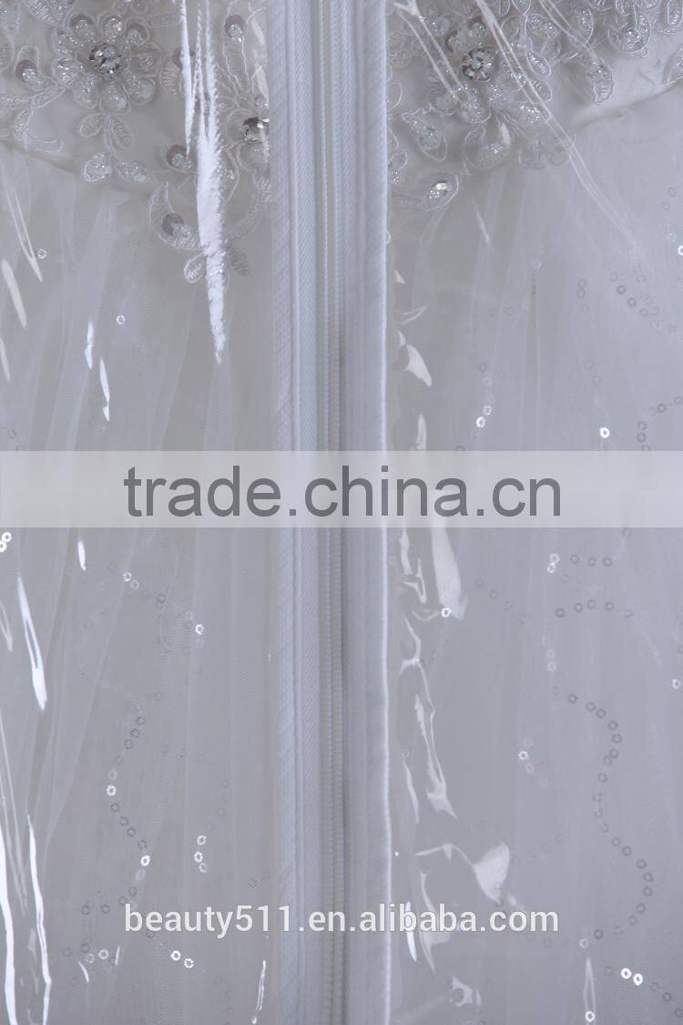 Printing Clothes Suit Cover custom foldable wedding dress bag WB09