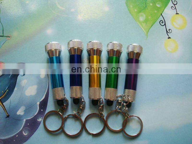 key light,bright 3led mini torch flashlight aluminum alloy body