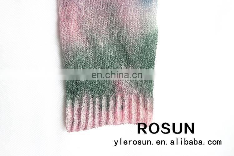 New women spring casual cardigan 100% Nylon lady crochet cardigan sweater