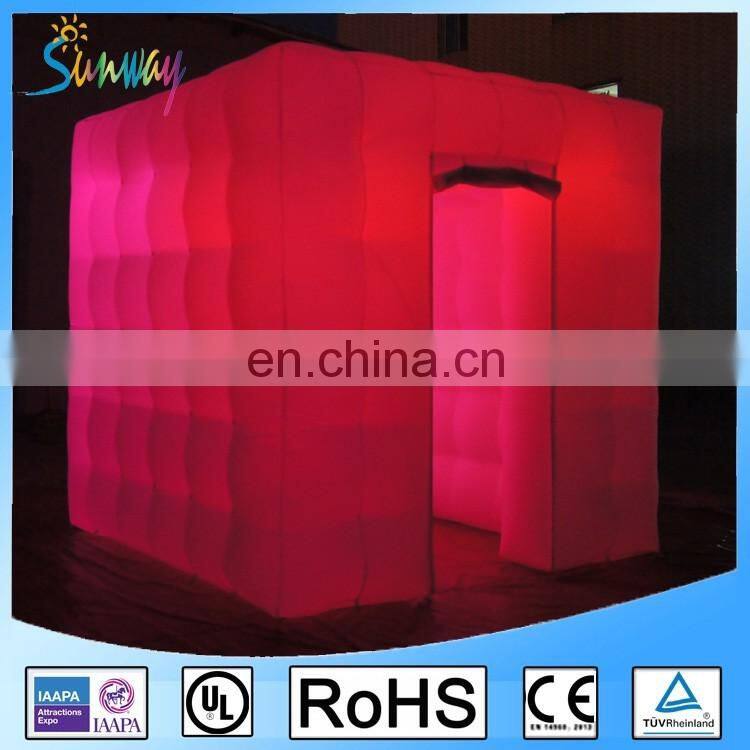 Changing Colors Inflatable Tent With LED Light Photo Booth With A Remote Controller