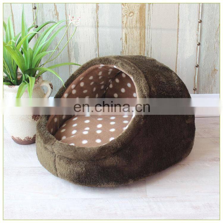 Plush Small Dog Pet Bed Cute Cat House