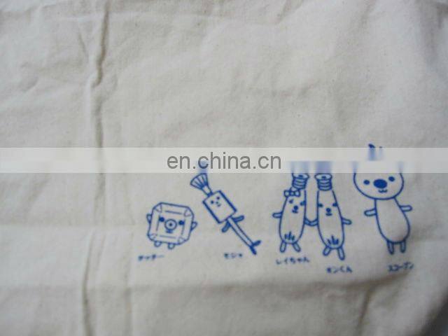 Custom made red non woven shopping bag words print handled bag