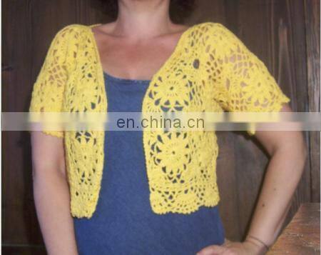 Handmade Elegant Women Girl Crochet Hollow Vest Jacket Top Waistcoat