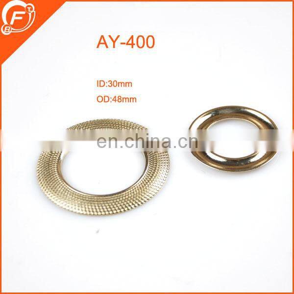 fancy round metal buckle trims for bags garments furniture