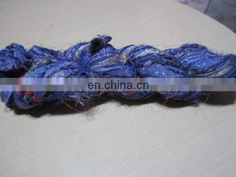 Recycled sari silk ribbon