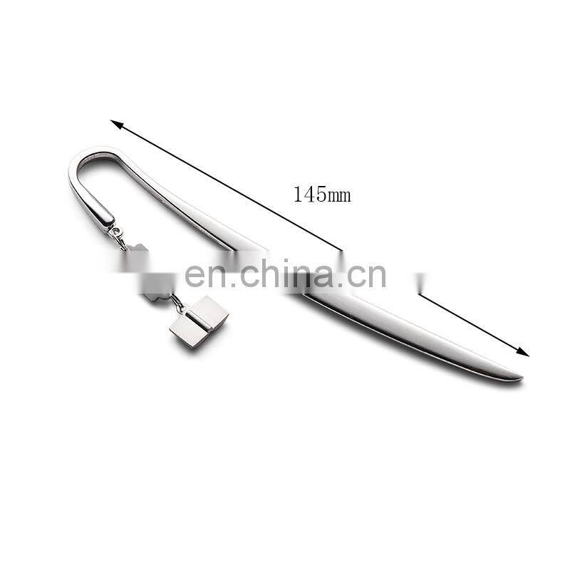 Paper cutting knife/ Letter Opener metal heart bookmark for university celebration theme