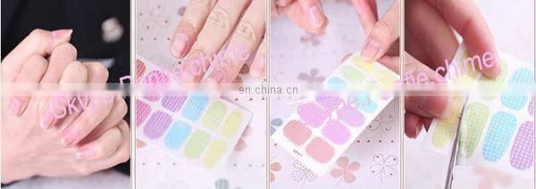 hot sale self adhesive populer water transfer nail sticker
