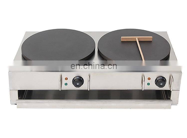 commercial electric pancake maker machine crepe maker machine with factory price