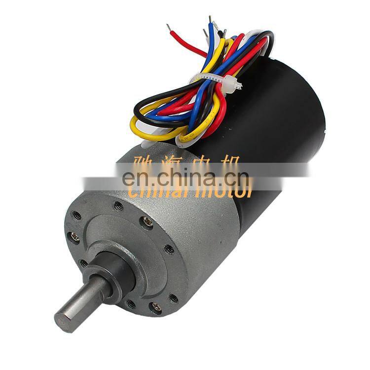 chihai motor CHR-GM37-BLDC3650 Brushless reduction DC 12Vmotor with large torque for rocker arm adhesive machine