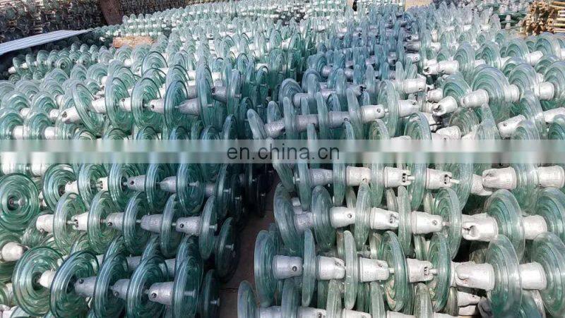 toughened glass disc suspension insulator U50BSP for Uzbekistan