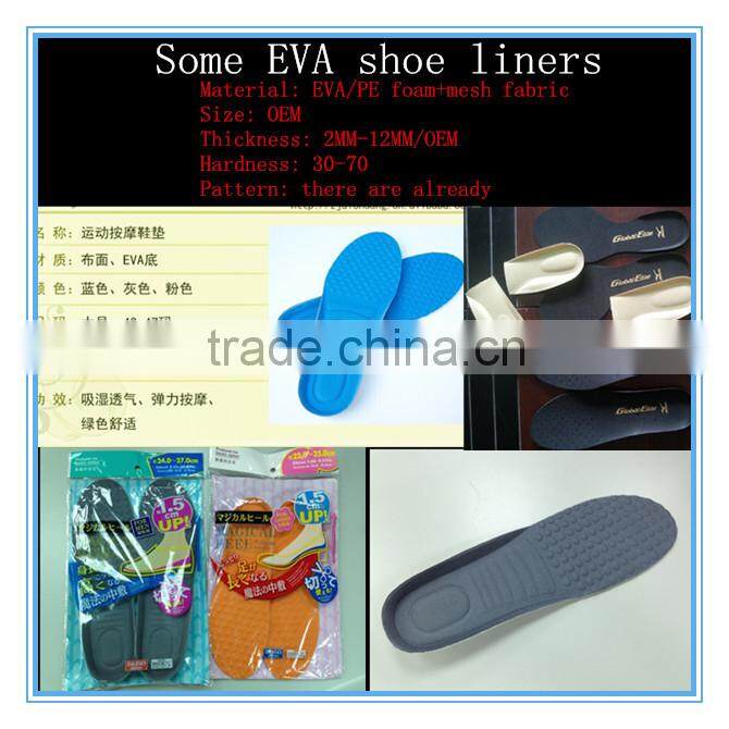 Arch support PU shoe insole/soft shoe insole