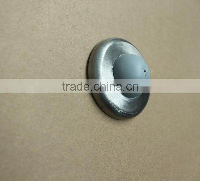 Round rubber glass shower door stopper