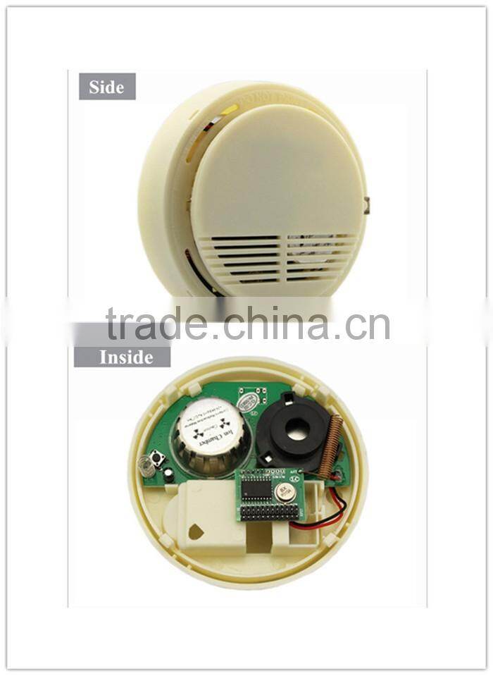 Wireless Smoke Detector Cigarette Fire Alarm Sensor Security Fire Detection System for Office Building / School / Shop
