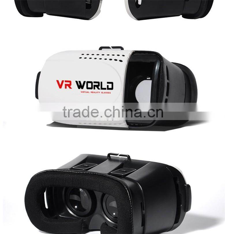 2016 Super hot For phone cardboard VR glasses world headset Box case