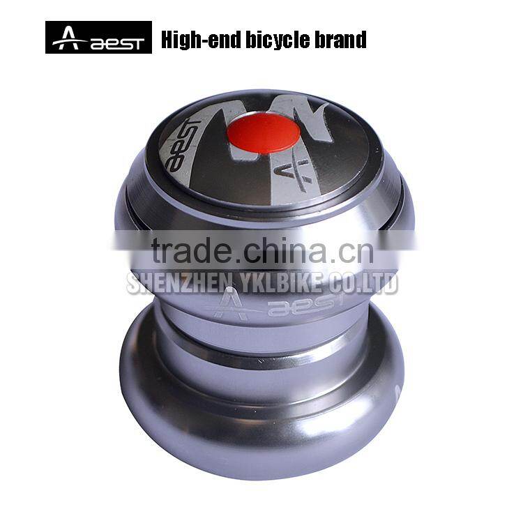 Alloy MTB Mountainbike Headset, AEST Bicycle Headsets, 1-1/8''-1.5'' Threadless Bicycle Headset