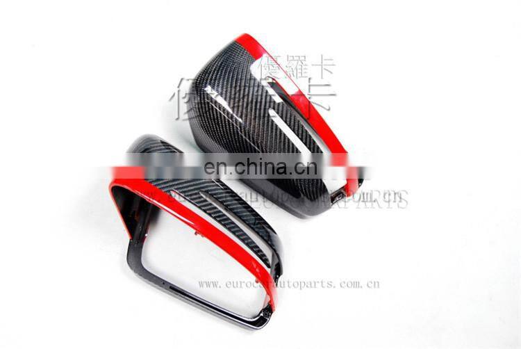 w204 carbon finber side mirror cover fit for A C CLS E CLA Class W204 W207 W212 W176 W218 W221 carbon mirror cover