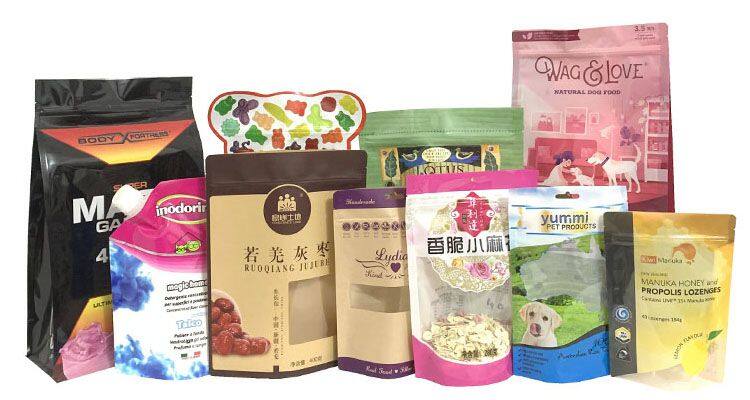 Resealable heat seal foil bath salt packaging / himalayan salt bag with window