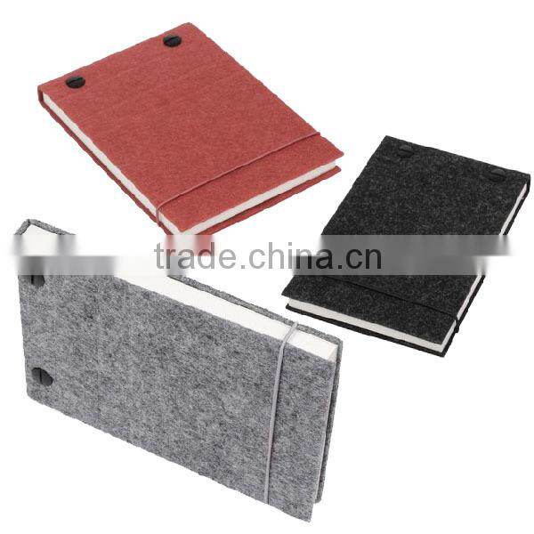 New Arrival felt notebook high qulaity wool notebook Multicolor softcover for promotion