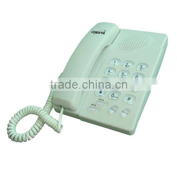plastic mold corded landline basic telephone