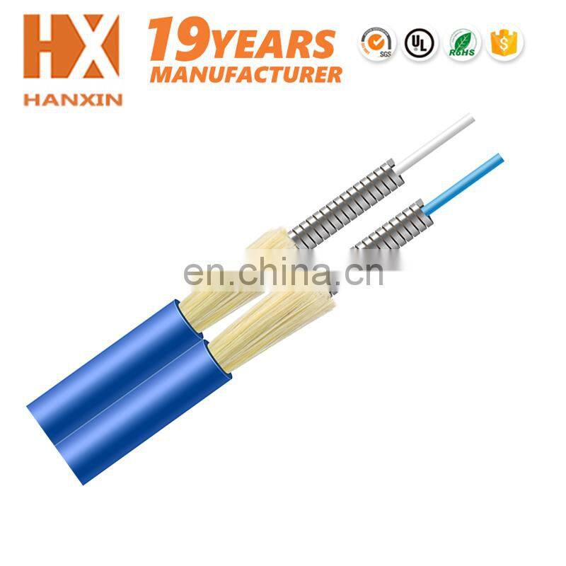 High quality Anti -rodent fire resist 2/4/6 core fiber optic cable