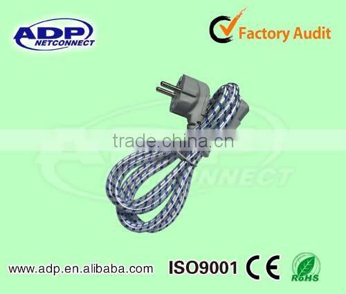 hot selling product power cord cable for computer , pc eu plug