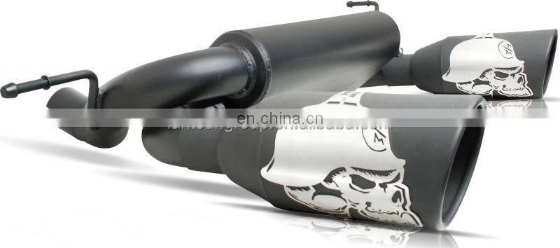 J093 Steel muffler for Jeep for wrangler 2007-2017 Lantsun