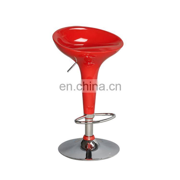 New Style ABS Plastic Bar Stool High Chair For Bar Counter And Kitchen Room