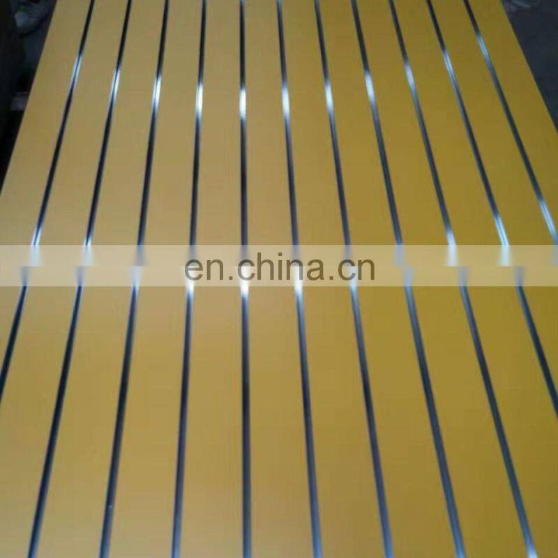 Slotted MDF for display shelf wall panel