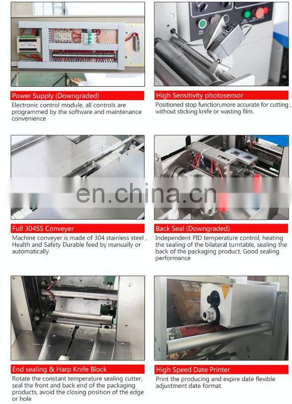 3 Servo Control Multifunction Automatic Packing Machine for Hardware, Door Window Accessories, Handles, Hinge, Razor 65-400 Mm