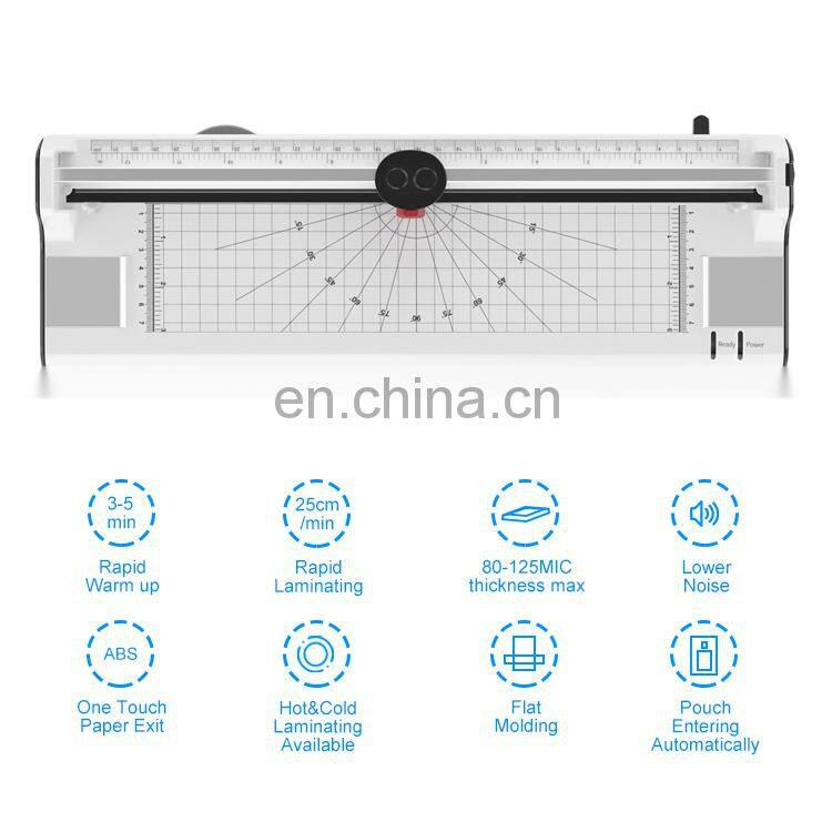 card laminator Entry width 330mm  A3 A4 plastic Hot ColdLaminator Office Laminating Machine Manual Table Pouch Laminator