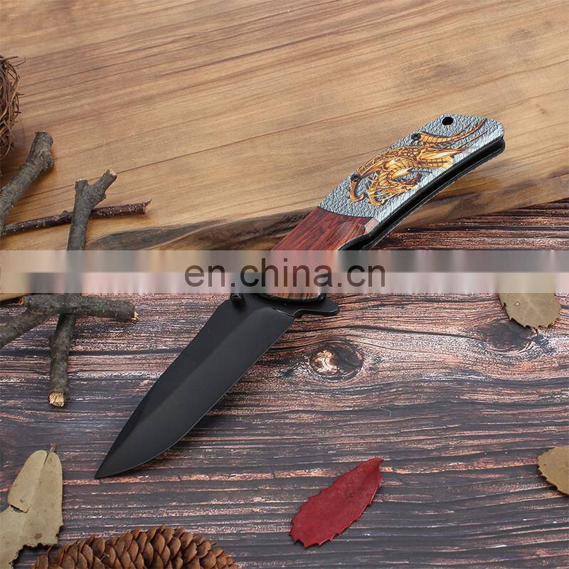 8.6 Inch Plastic 3D printing handle stainless steel folding knife