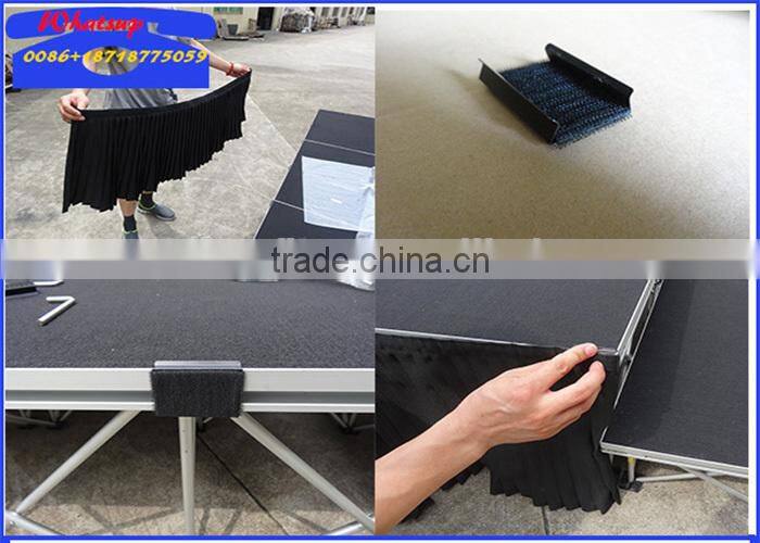 ACS Mobile Folding Stage, Aluminum Stage Platform, Modular Stage for sale