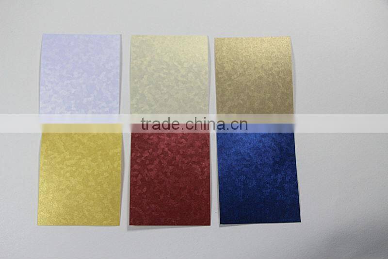 120g Diamond textured wood pulp elegant pearl paper for box