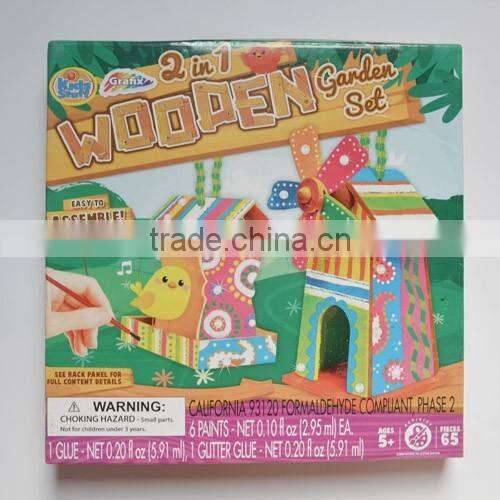 2015 Educational painting toy for kids,fashion wooden toy painting toy for children,hot sale wooden diy painting