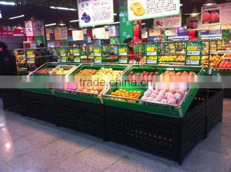 APEX supermarket vegetable and fruit display shelves