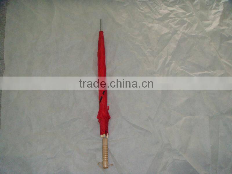 hook handle umbrella with logo printed umbrella for promotional