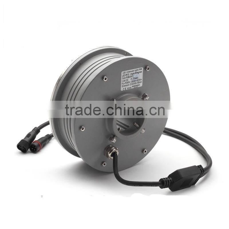 High quality Best Price 12x1W RGB 3 In 1 Colour Changing CREE LED Fountain Light
