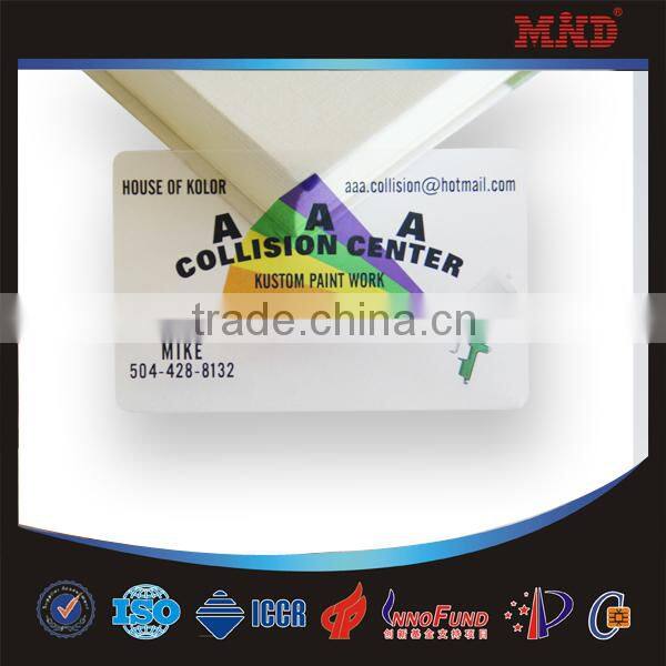 MTT23 Clear Transparent PVC Business Card/plastic business cards