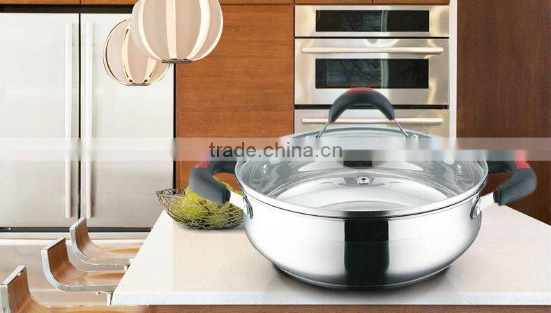 Hot Popular Stainless Steel Casserole And Cookware Set