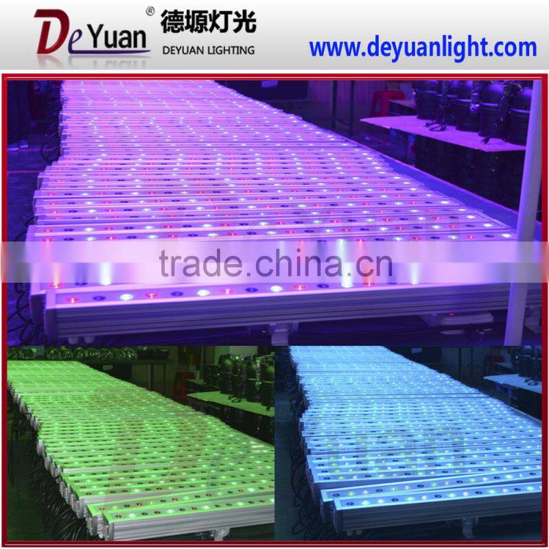 Individual LED control 18pcs 3 in 1 RGB wall washer led stage light