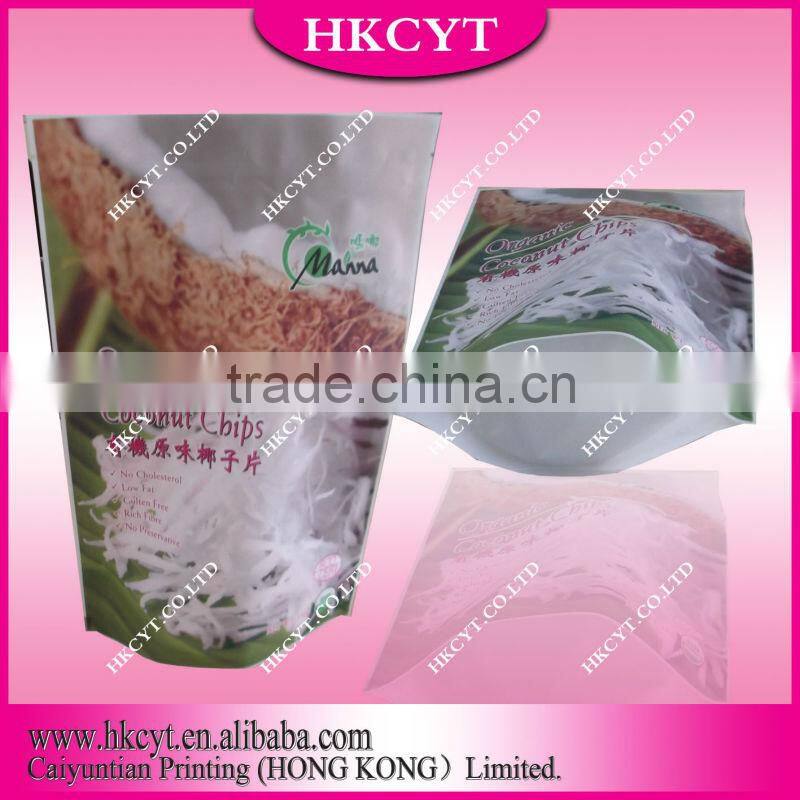 China supplier zipper bag paper bag mylar protein powder bag