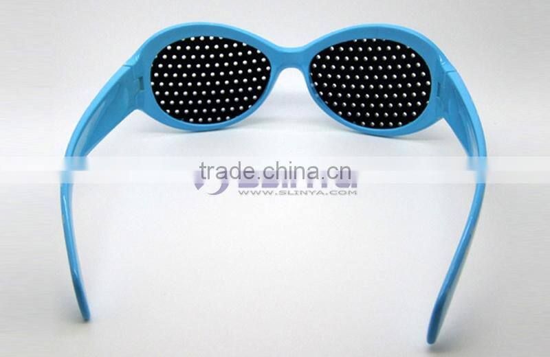 Children Black Eyesight Improvement Glasses Vision Care Exercise Eyewear Pinhole Glasses Training