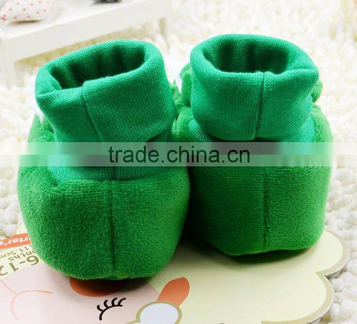 2015 new design Cute animal baby shoes warm winter shoes