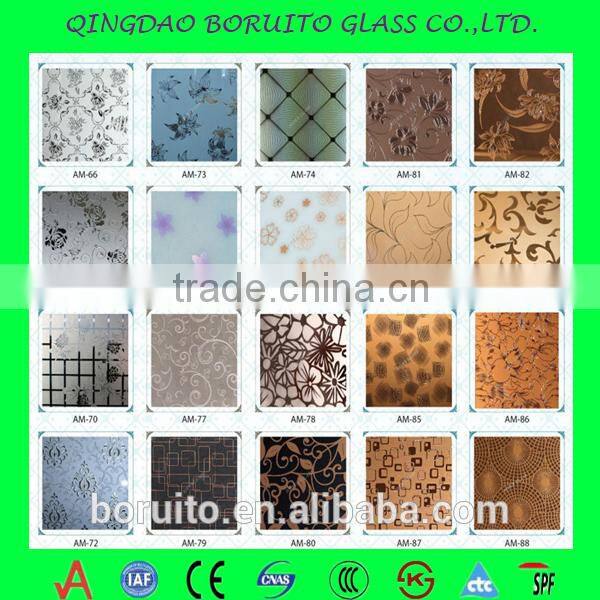 Good quality wholesale 4mm-9mm tempered glass for decorative