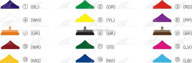 10x10 outdoor aluminum frame folding tent, hex tube pop up gazebo tent 3x3