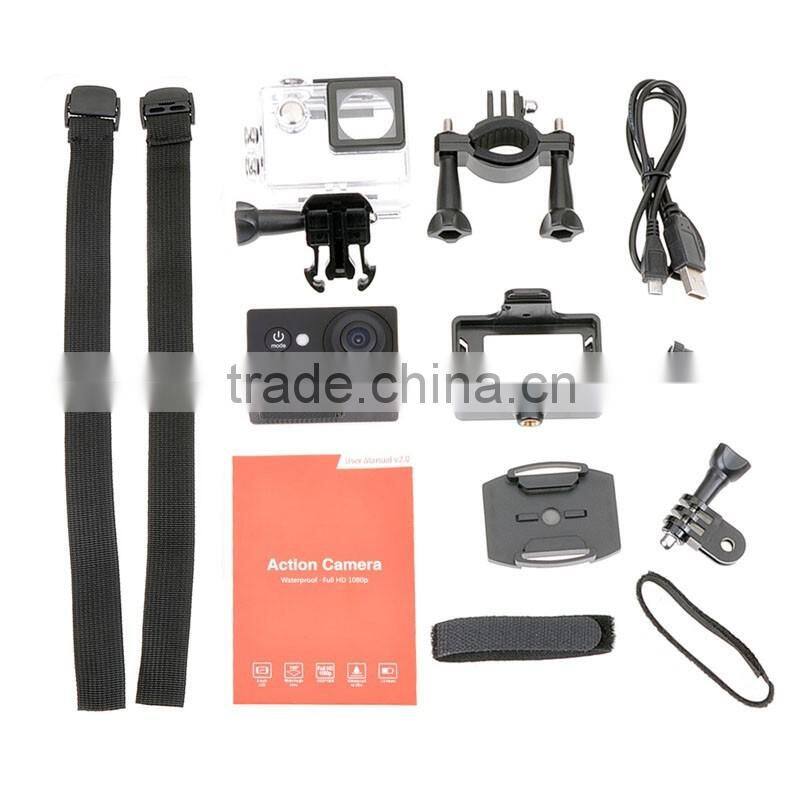 2016 New Sports Camera A9 1080P Full HD 2.0 inch 30M Waterproof Mini Camera